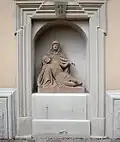 Pietà in Nische, datiert 1751