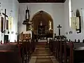 Innenraum der Wehrkirche