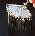 Birabira kanzashi in Ōgi-Form