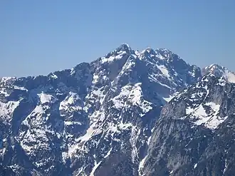 Gipfel des Ojstrica von Raduha