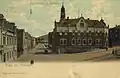 Albertstraße und Postamt, 1905