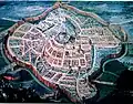 Karte der Stadt (um 1650)