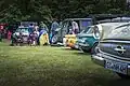 Oldtimerausstellung auf dem Gelände des Heimatmuseums Aschen, Abteilung Pkw