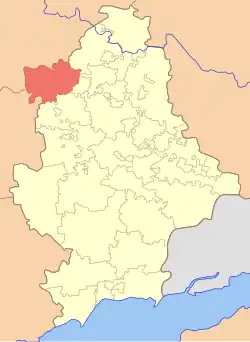 Rajon Oleksandriwka bis Juli 2020