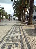 Die Plaza de España im umstrittenen span. Olivença