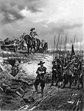 Oliver Cromwell in der Schlacht von Marston Moore, 1877