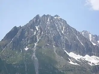 Olmenhorn vom Märjelensee aus gesehen