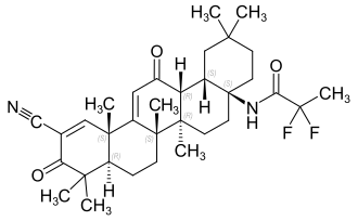 Strukturformel von Omaveloxolon