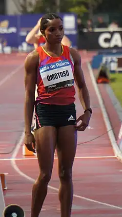 Omolara Omotoso Rang sechs in 52,38&nbsp;s
