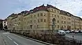 Onno-Klopp-Gasse 12–16, das letzte dokumentierte Gebäude