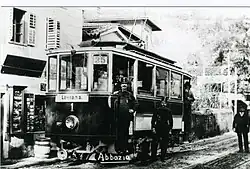 Straßenbahn nach Lovran um 1900