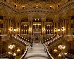 Große Treppe von oben