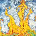 Herbstphantasie, 1912, Öl auf Leinwand, 160&nbsp;×&nbsp;160&nbsp;cm