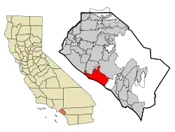 Lage im Orange County