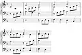 Anfang eines Orgelchorals