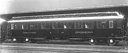 Schlafwagen der Chemins de fer Orienteaux (1900) für den Konventionalzug