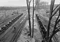 Ladestelle der Wirtschaftsbahn nahe Oroszlány (1955)