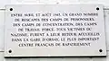 Gedenktafel für die Rück­kehrer des Jahres 1945