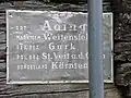 Ortschaftstafel Ading