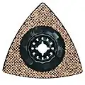Schleifwerkzeug, abrasive Seite, Starlock-Anschluss