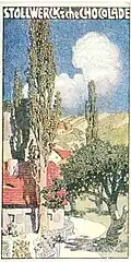 Stollwerck-Sammelbild Gewitterschwüle, 1900