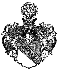 Wappen der Osterhausen im Jahrbuch des Deutschen Adels