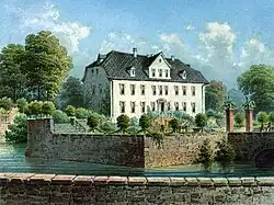 Schloss Ostramondra um 1860