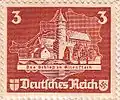 3 Pfennig Schloß Allenstein
