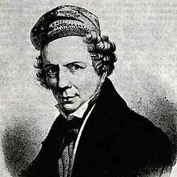 Otto Magnus von Stackelberg; Zeitgenössisches Porträt von Carl Christian Vogel von Vogelstein