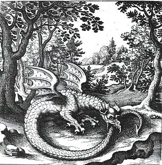 Stich von Lucas Jennis aus De Lapide Philosophico