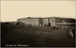 Chèvremont bei Beginn des Ersten Weltkrieges