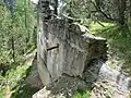 Pak-Bunker Ova Spin Strasse A 7632 von oben
