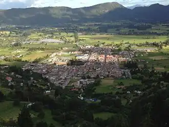 Blick auf Tenjo