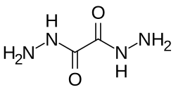 Strukturformel von Oxalyldihydrazid