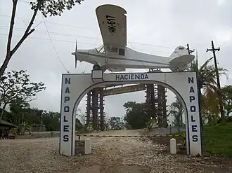 Eingang zur Hacienda Nápoles