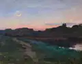 Sonnenuntergang (1897), Gemälde von António Cândido da Cunha