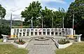 Nibelungendenkmal an der Donaulände