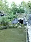 Auslaufbauwerk des Damms