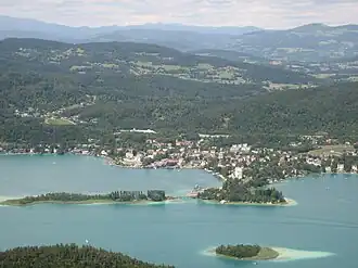 Luftbild von Pörtschach
