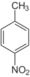 Struktur von P-Nitrotoluol