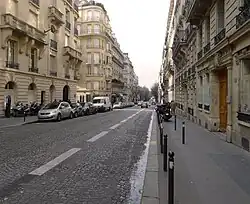 Avenue Bugeaud vom Place Victor-Hugo aus gesehen