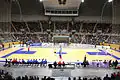 Handballspiel zwischen einer kantabrischen Auswahl und der spanischen Männer-Handballnationalmannschaft im Jahr 2013