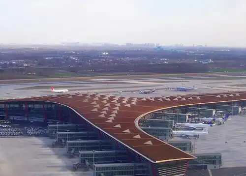 Ein Teilblick auf den Terminal 3
