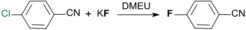 4-Fluorbenzonitril durch Halogenaustausch