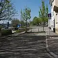 Diese Sackgasse ist erst an ihrem Ende markiert, Deutschland.