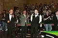 Der Sieger Shaun Murphy bei der Preisverleihung
