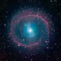 Infrarotaufnahme des Spitzer-Weltraumteleskops