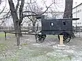 Gefangenenkutsche vor dem Museum