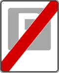 D-45 Ende einer Parkzone