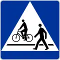 D-6b Überweg für Fußgänger und Fahrräder